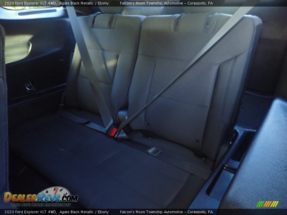 2020 Ford Explorer XLT 4WD Agate Black Metallic / Ebony Photo #20