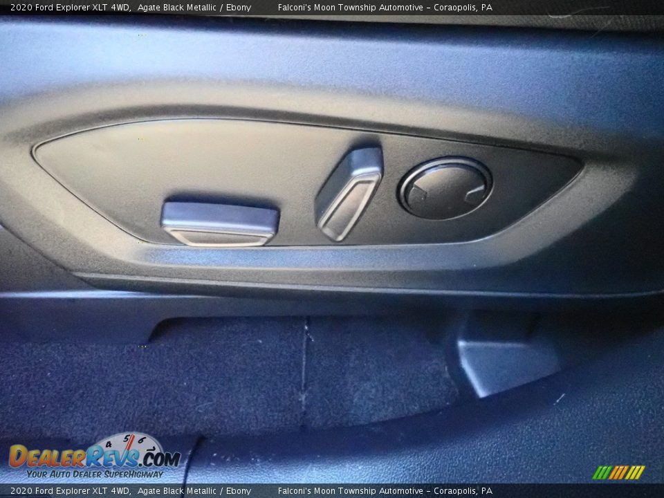 2020 Ford Explorer XLT 4WD Agate Black Metallic / Ebony Photo #24