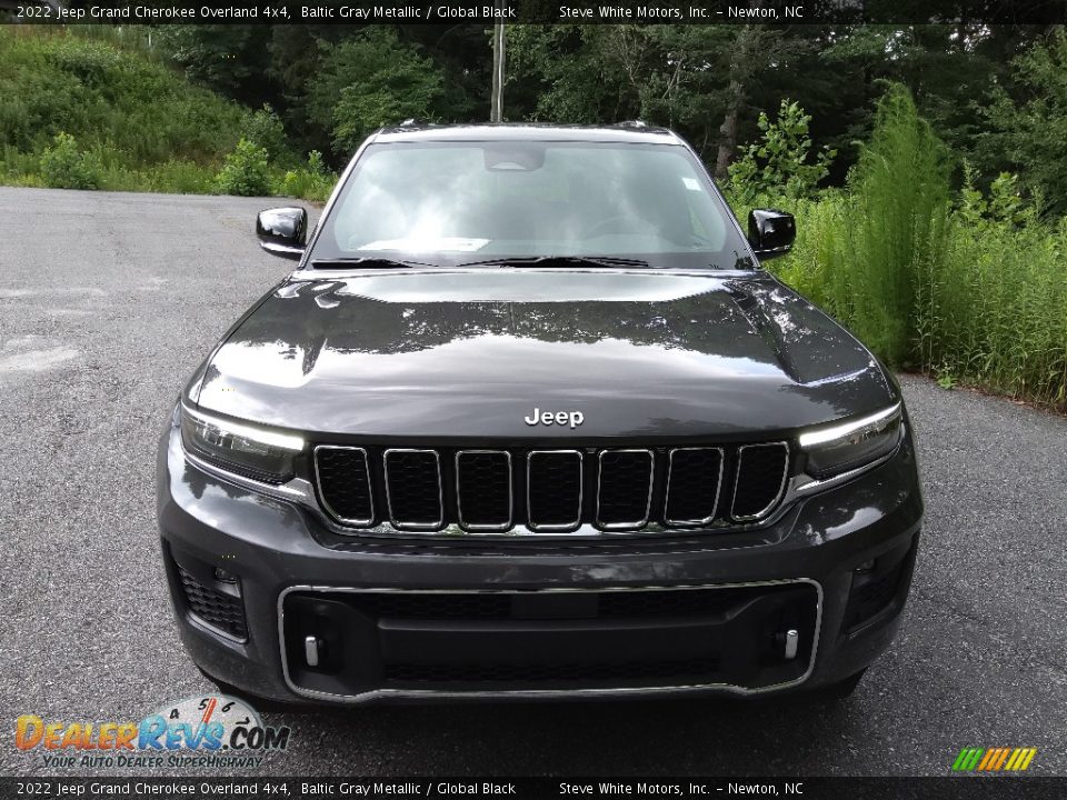 2022 Jeep Grand Cherokee Overland 4x4 Baltic Gray Metallic / Global Black Photo #3