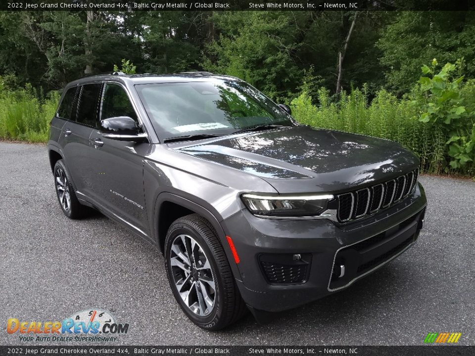 2022 Jeep Grand Cherokee Overland 4x4 Baltic Gray Metallic / Global Black Photo #4