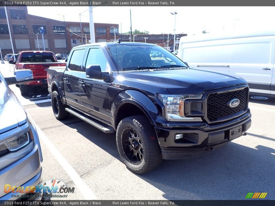 2019 Ford F150 STX SuperCrew 4x4 Agate Black / Black Photo #3