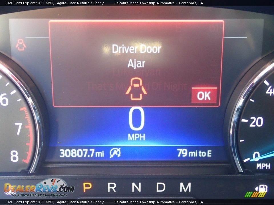 2020 Ford Explorer XLT 4WD Agate Black Metallic / Ebony Photo #28