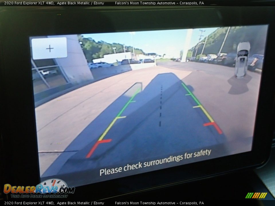 2020 Ford Explorer XLT 4WD Agate Black Metallic / Ebony Photo #29