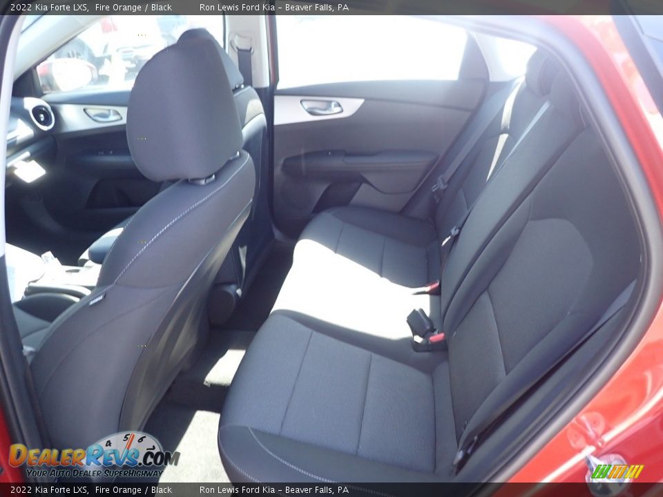 2022 Kia Forte LXS Fire Orange / Black Photo #12