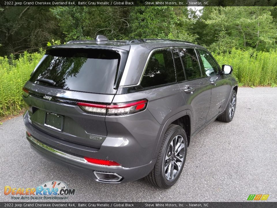 2022 Jeep Grand Cherokee Overland 4x4 Baltic Gray Metallic / Global Black Photo #6