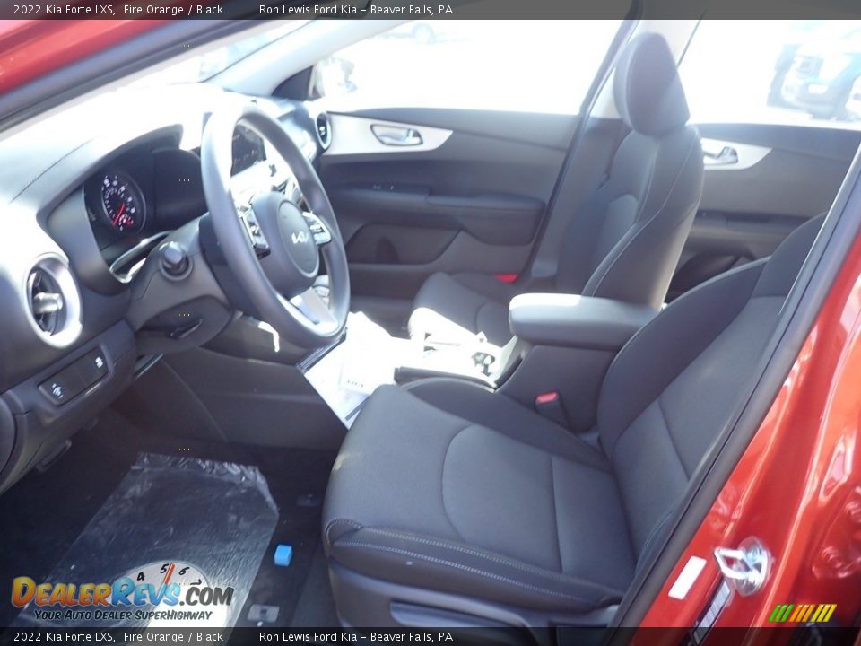 2022 Kia Forte LXS Fire Orange / Black Photo #14