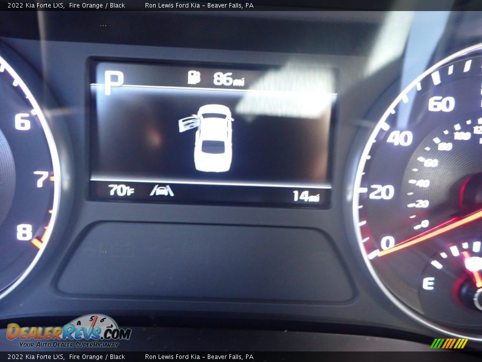 2022 Kia Forte LXS Fire Orange / Black Photo #16