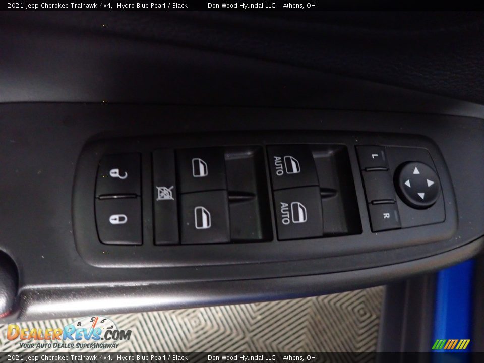 2021 Jeep Cherokee Traihawk 4x4 Hydro Blue Pearl / Black Photo #21