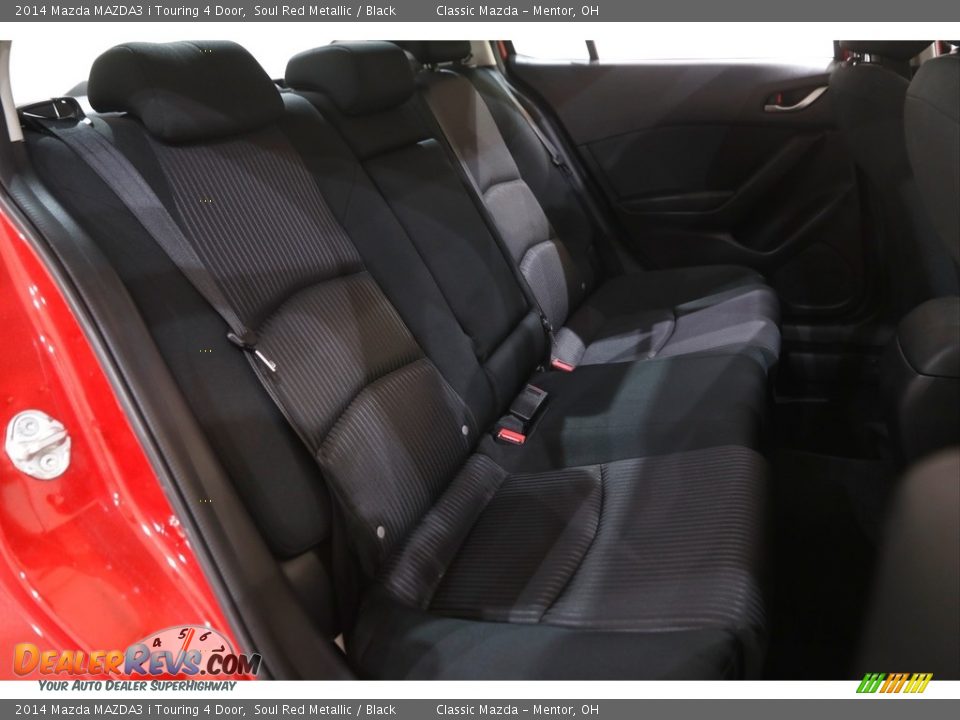 Rear Seat of 2014 Mazda MAZDA3 i Touring 4 Door Photo #13