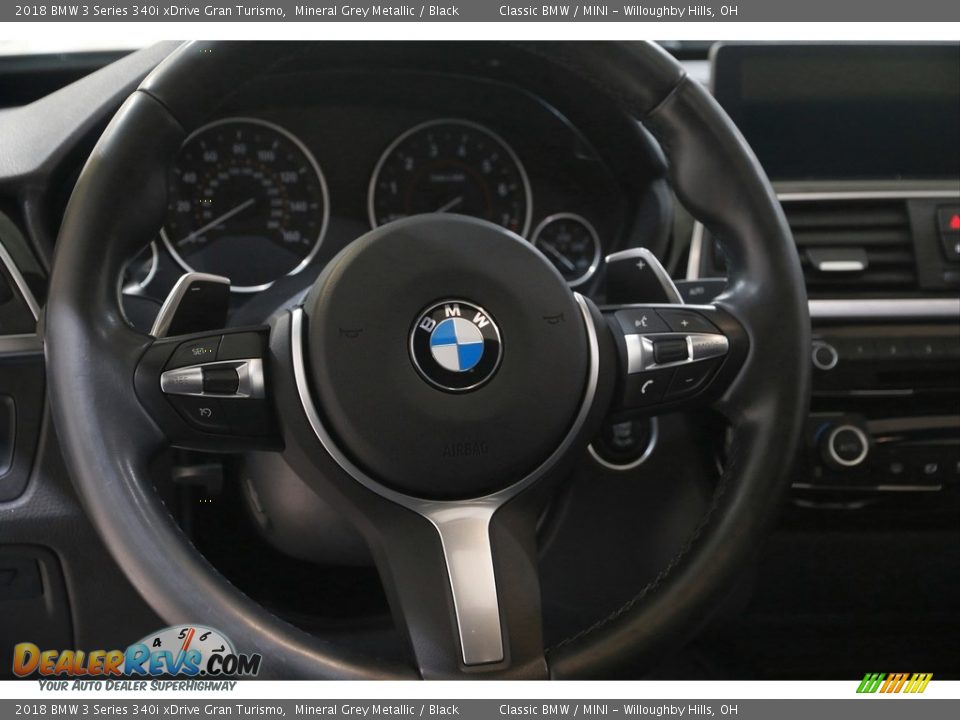 2018 BMW 3 Series 340i xDrive Gran Turismo Mineral Grey Metallic / Black Photo #7