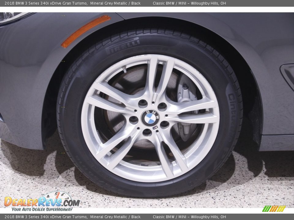 2018 BMW 3 Series 340i xDrive Gran Turismo Mineral Grey Metallic / Black Photo #23