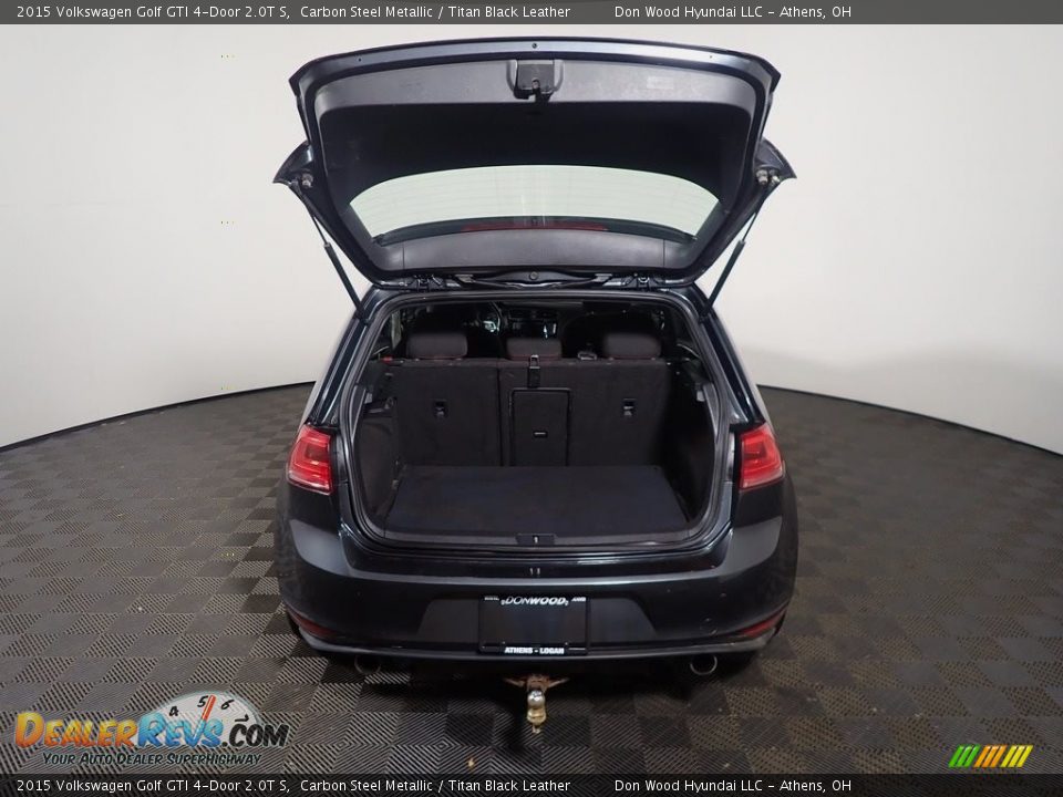 2015 Volkswagen Golf GTI 4-Door 2.0T S Carbon Steel Metallic / Titan Black Leather Photo #13