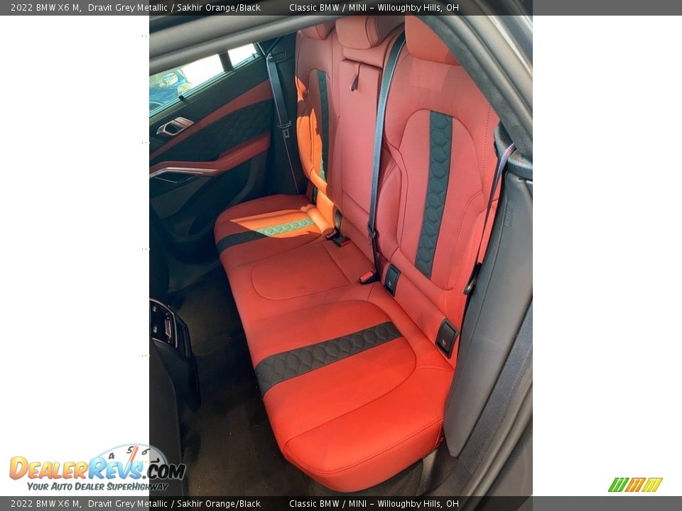 Rear Seat of 2022 BMW X6 M  Photo #5
