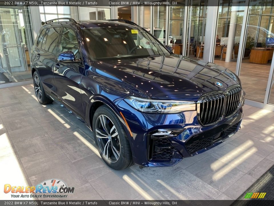 2022 BMW X7 M50i Tanzanite Blue II Metallic / Tartufo Photo #1