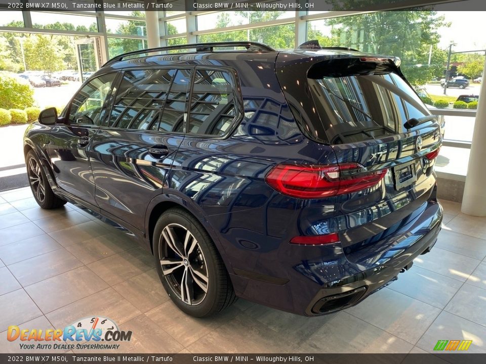 2022 BMW X7 M50i Tanzanite Blue II Metallic / Tartufo Photo #2