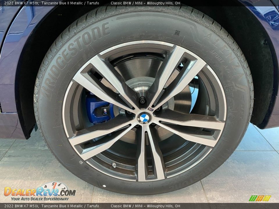 2022 BMW X7 M50i Tanzanite Blue II Metallic / Tartufo Photo #3