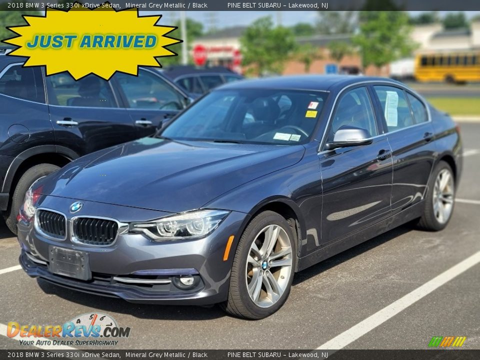 2018 BMW 3 Series 330i xDrive Sedan Mineral Grey Metallic / Black Photo #1