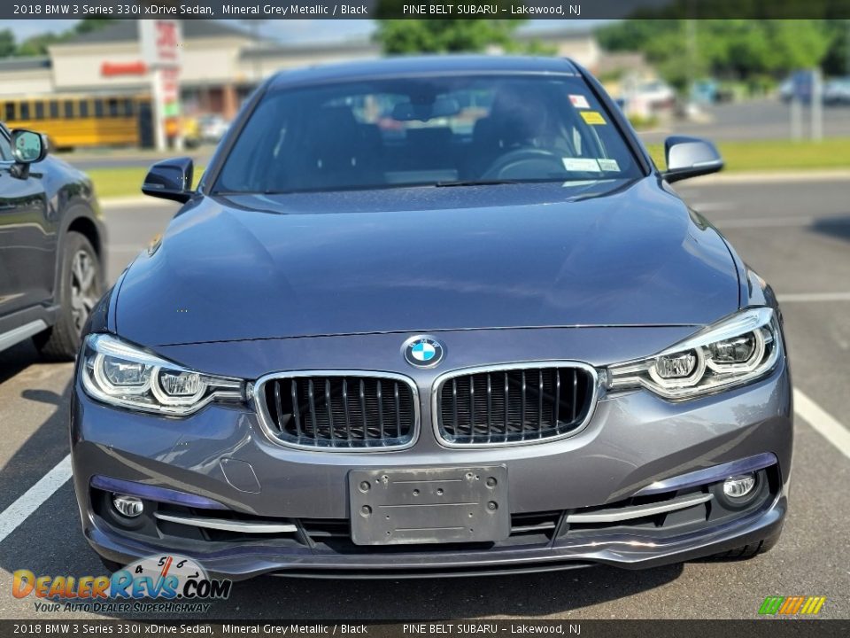 2018 BMW 3 Series 330i xDrive Sedan Mineral Grey Metallic / Black Photo #2