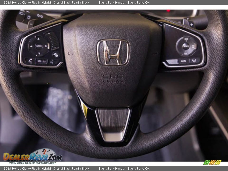 2019 Honda Clarity Plug In Hybrid Crystal Black Pearl / Black Photo #11