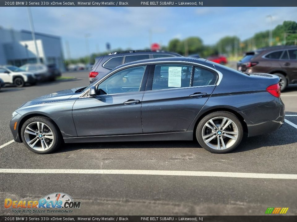 2018 BMW 3 Series 330i xDrive Sedan Mineral Grey Metallic / Black Photo #10