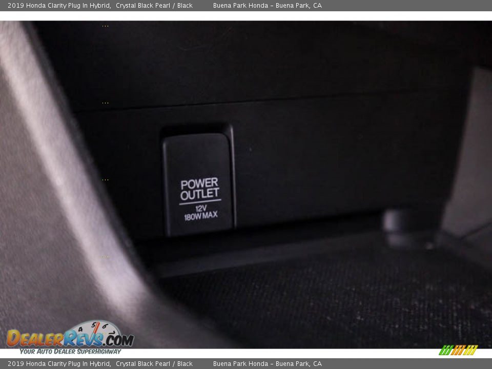 2019 Honda Clarity Plug In Hybrid Crystal Black Pearl / Black Photo #15
