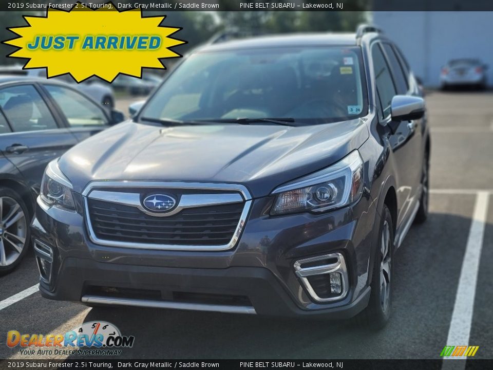 2019 Subaru Forester 2.5i Touring Dark Gray Metallic / Saddle Brown Photo #1