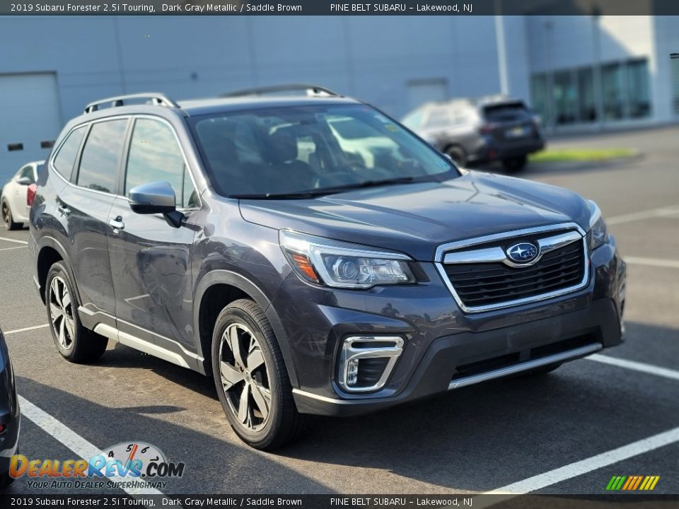 2019 Subaru Forester 2.5i Touring Dark Gray Metallic / Saddle Brown Photo #3