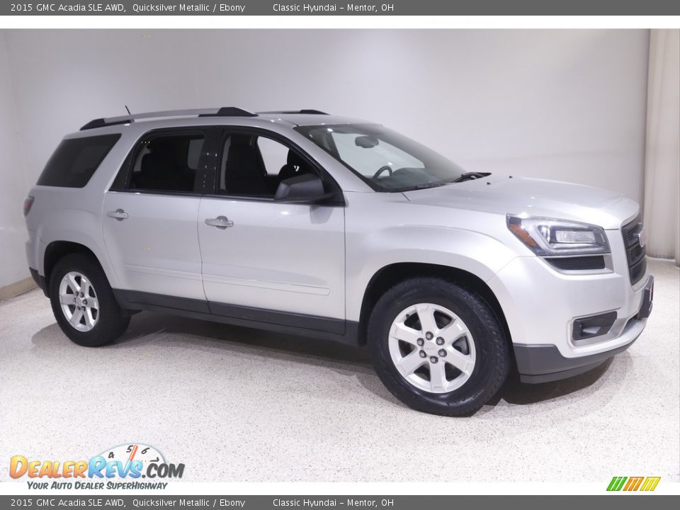 2015 GMC Acadia SLE AWD Quicksilver Metallic / Ebony Photo #1