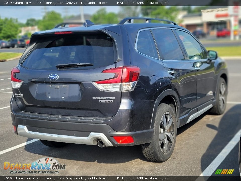 2019 Subaru Forester 2.5i Touring Dark Gray Metallic / Saddle Brown Photo #5