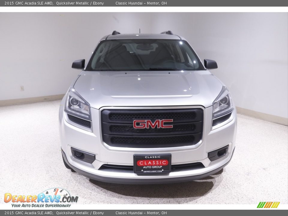2015 GMC Acadia SLE AWD Quicksilver Metallic / Ebony Photo #2