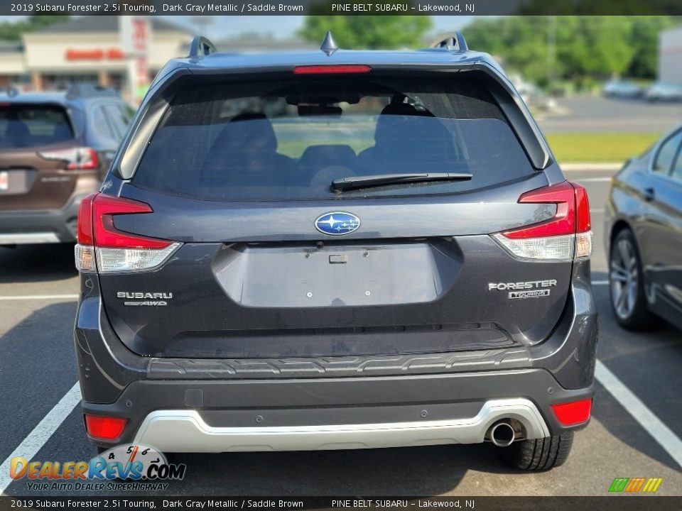 2019 Subaru Forester 2.5i Touring Dark Gray Metallic / Saddle Brown Photo #6