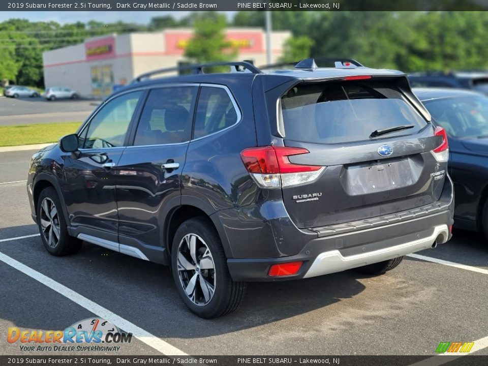 2019 Subaru Forester 2.5i Touring Dark Gray Metallic / Saddle Brown Photo #7