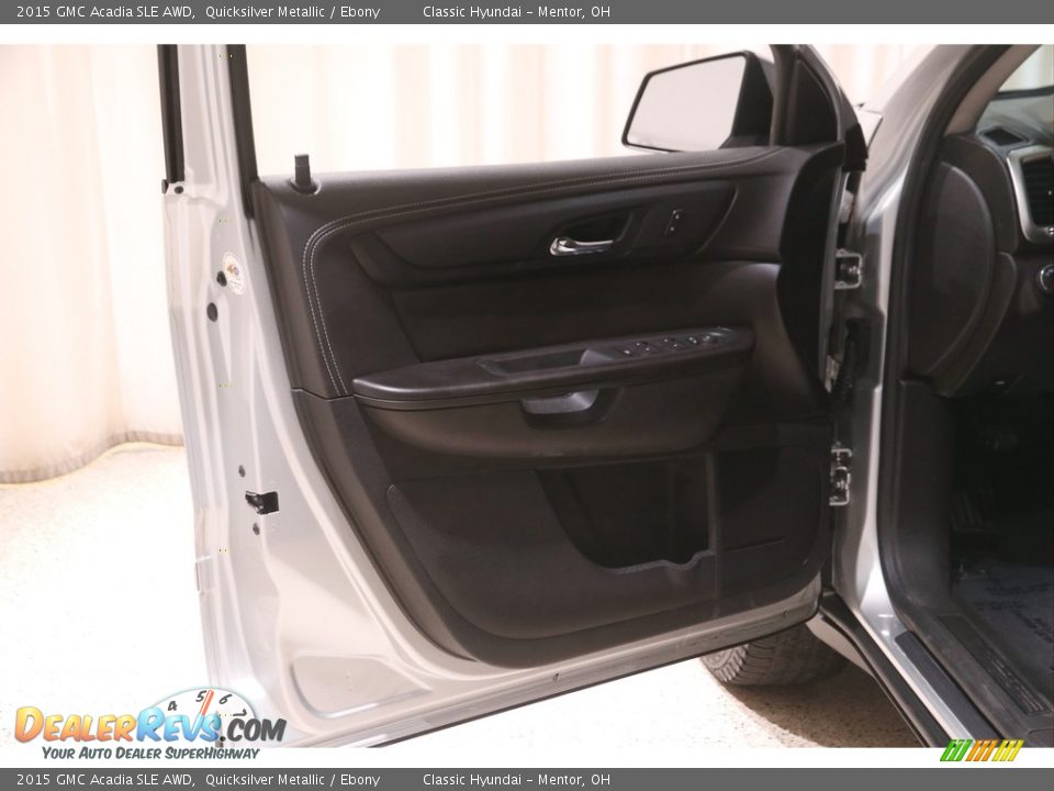 2015 GMC Acadia SLE AWD Quicksilver Metallic / Ebony Photo #4