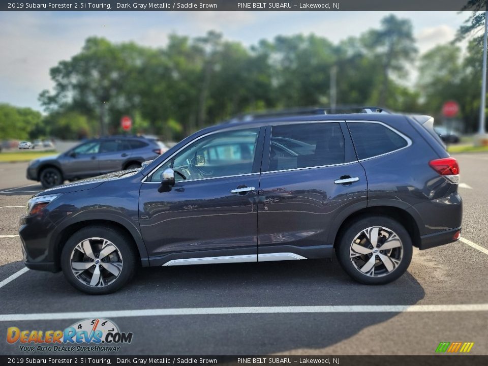 2019 Subaru Forester 2.5i Touring Dark Gray Metallic / Saddle Brown Photo #8