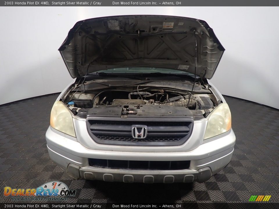 2003 Honda Pilot EX 4WD Starlight Silver Metallic / Gray Photo #5
