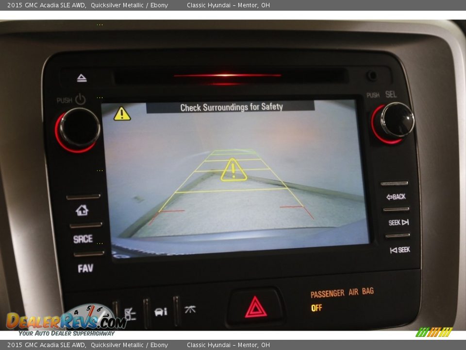 2015 GMC Acadia SLE AWD Quicksilver Metallic / Ebony Photo #11