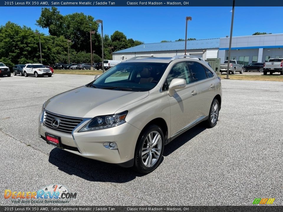 2015 Lexus RX 350 AWD Satin Cashmere Metallic / Saddle Tan Photo #1