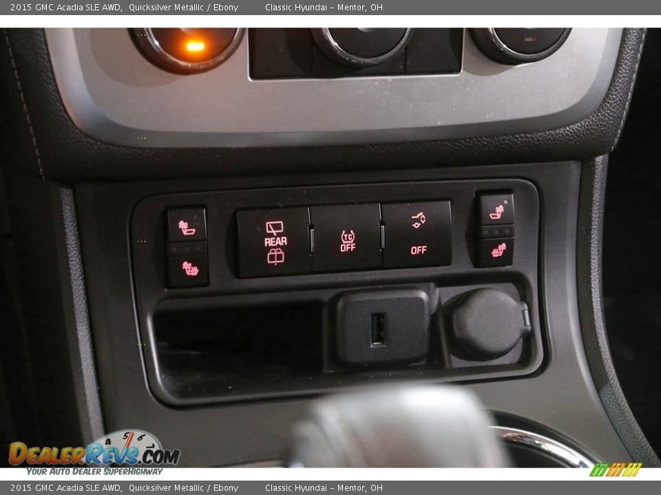 2015 GMC Acadia SLE AWD Quicksilver Metallic / Ebony Photo #12