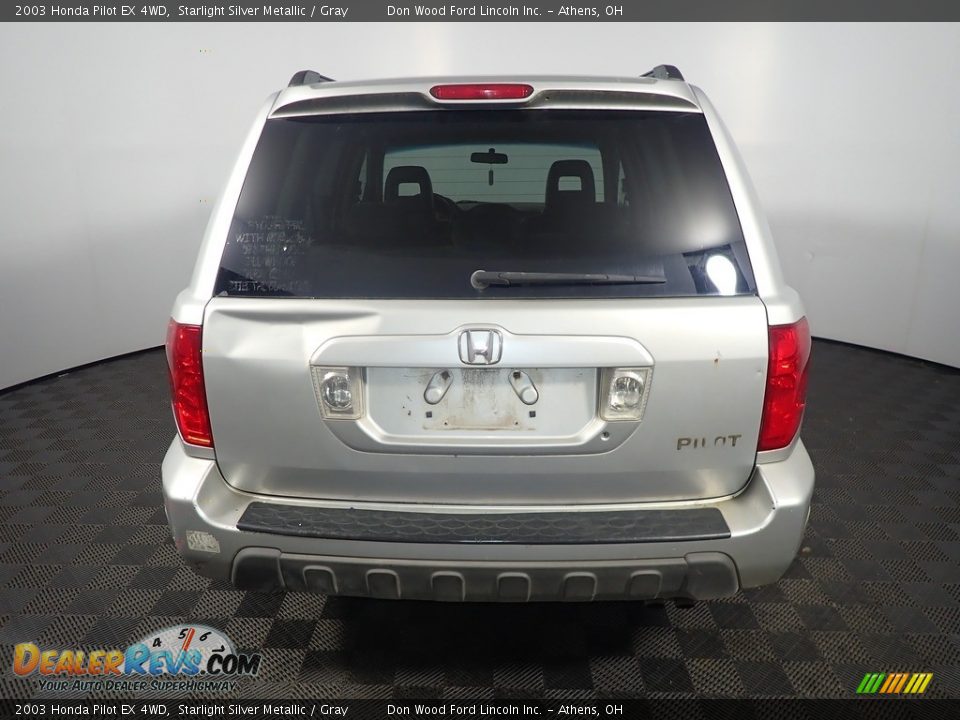 2003 Honda Pilot EX 4WD Starlight Silver Metallic / Gray Photo #10