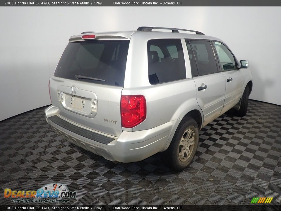 2003 Honda Pilot EX 4WD Starlight Silver Metallic / Gray Photo #11