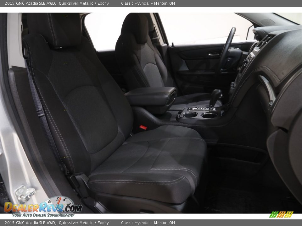 2015 GMC Acadia SLE AWD Quicksilver Metallic / Ebony Photo #14