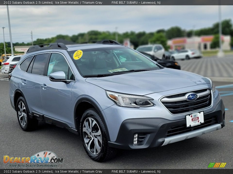 2022 Subaru Outback 2.5i Limited Ice Silver Metallic / Titanium Gray Photo #3