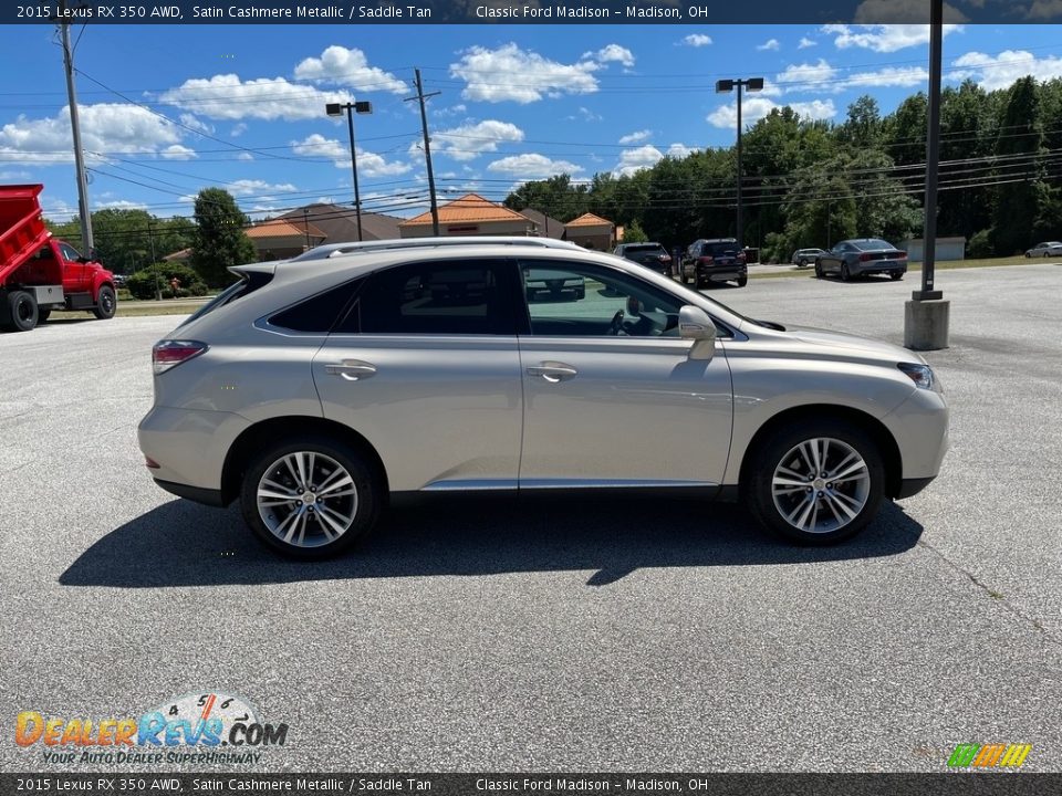 2015 Lexus RX 350 AWD Satin Cashmere Metallic / Saddle Tan Photo #5