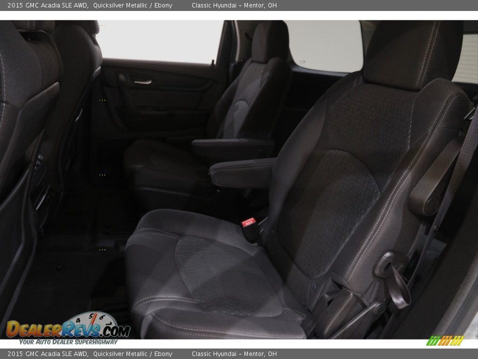 2015 GMC Acadia SLE AWD Quicksilver Metallic / Ebony Photo #16