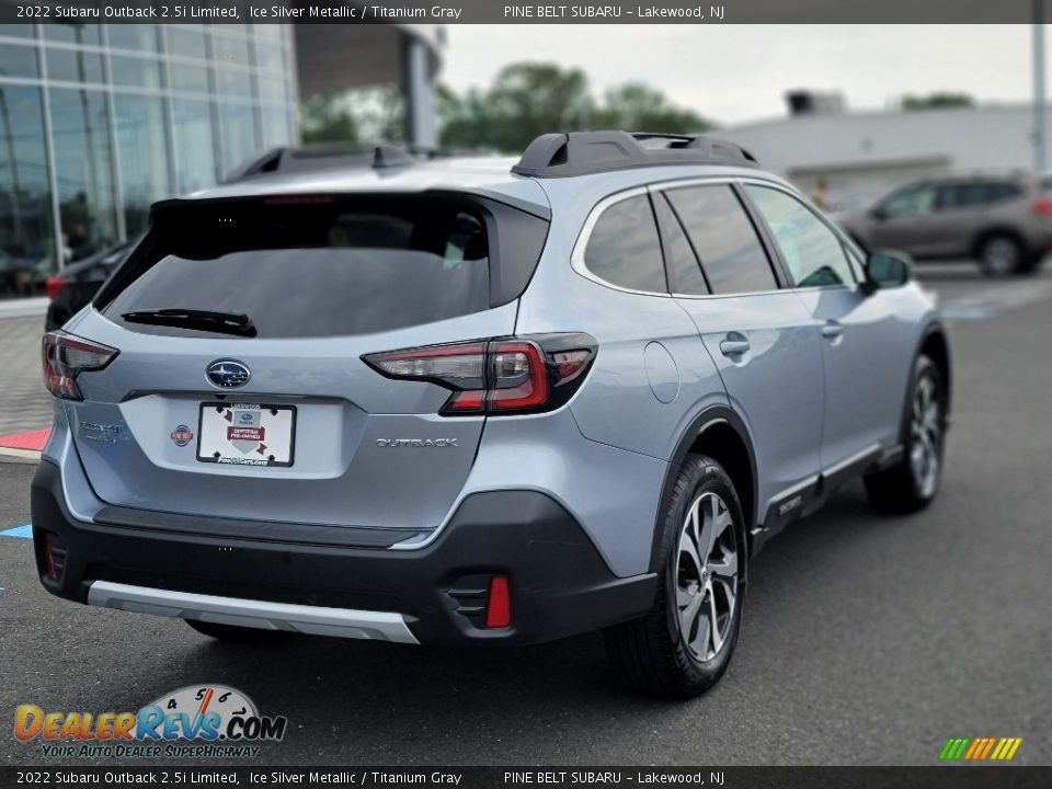 2022 Subaru Outback 2.5i Limited Ice Silver Metallic / Titanium Gray Photo #8