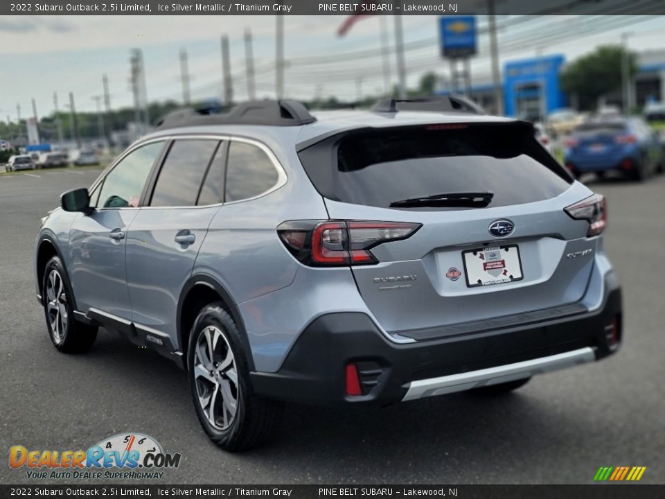 2022 Subaru Outback 2.5i Limited Ice Silver Metallic / Titanium Gray Photo #10