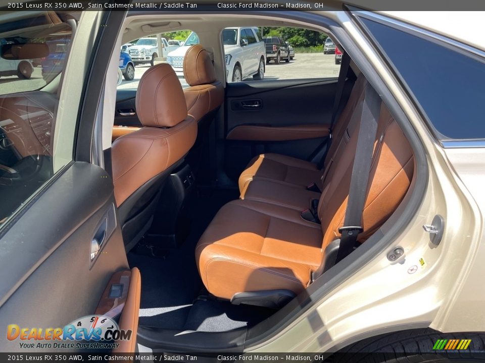 2015 Lexus RX 350 AWD Satin Cashmere Metallic / Saddle Tan Photo #14