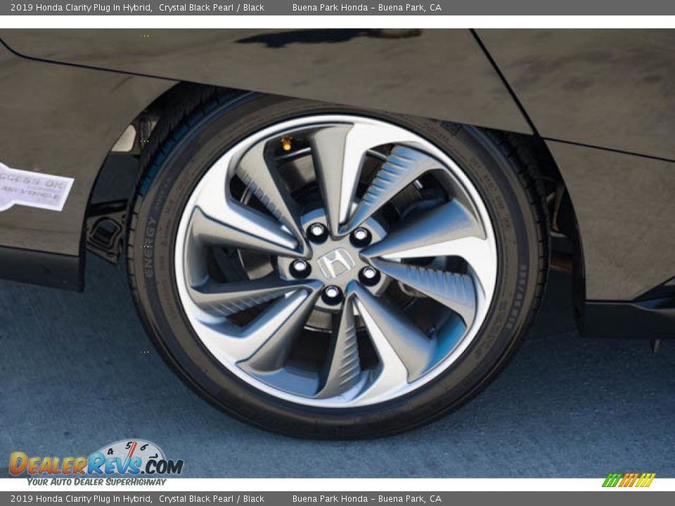 2019 Honda Clarity Plug In Hybrid Crystal Black Pearl / Black Photo #35