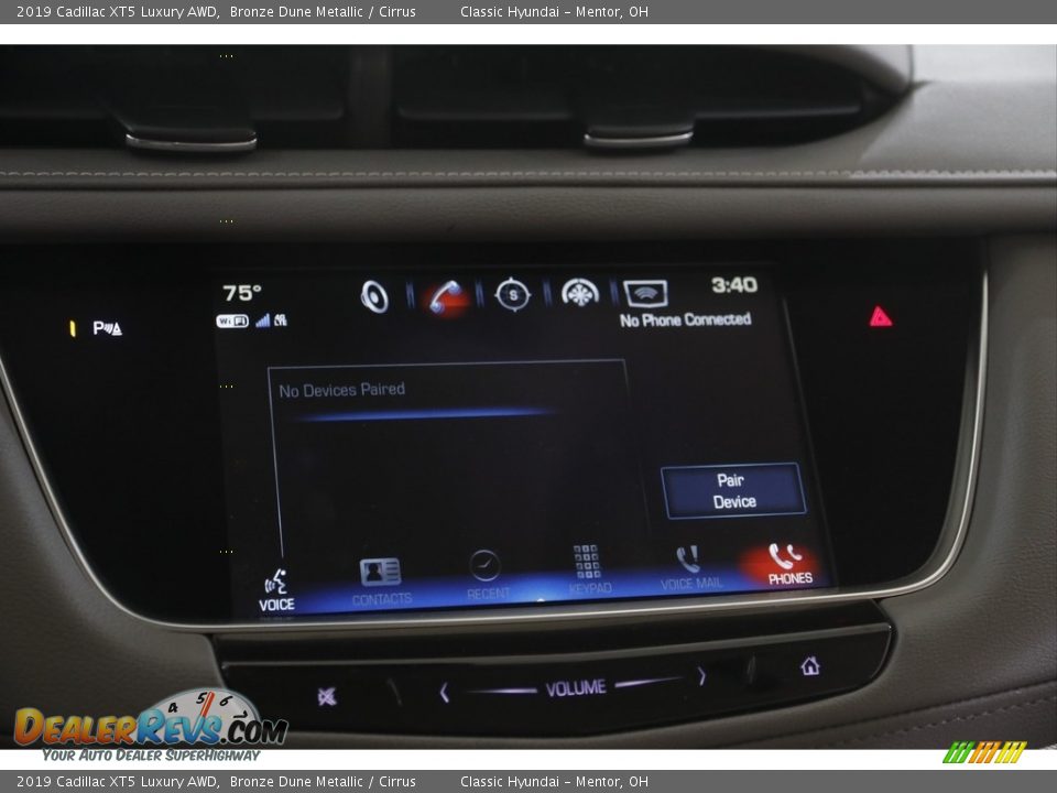2019 Cadillac XT5 Luxury AWD Bronze Dune Metallic / Cirrus Photo #11