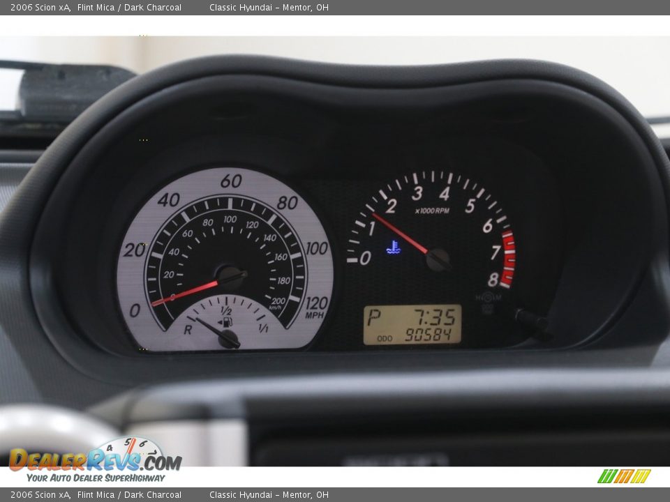 2006 Scion xA Flint Mica / Dark Charcoal Photo #8